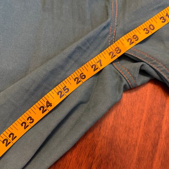 Wildfang Essential Coveralls Teal Blue Cotton Stretch Workwear Jumpsuit – Small - Picture 14 of 14